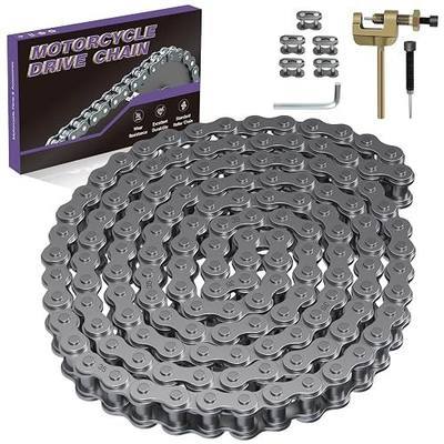 35 Chain 140 Links Compatible with Coleman Mini Bike CT100U DB30 | Mini Bike Chain with Chain Breaker Compatible with CC100X RT100 B100 Baja Motovox MBX10 MBX11 Mega Moto MM80 105cc Parts