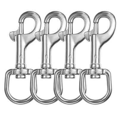 Heavy-Duty Swivel Eye Bolt Snap Hooks 3.58 Inch, Bolt Snaps of Metal, 316 Stainless Steel Single Ended Clips(4 Pcs)