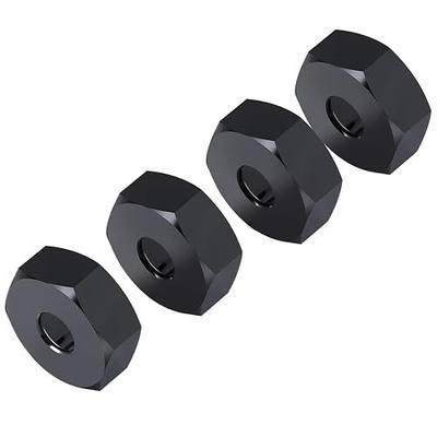 MORLORDY 4Pcs 12mm to 14mm Aluminum CNC Wheel Hex Hub Adapter Spacers for 1/10 SCX10/ TRX4/ 2WD Slash/Maxx/RTR/Granite/Stampede/Rustler VXL RC Car Truck Upgrade Part