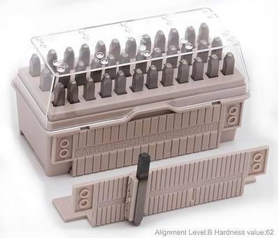 Make Your Letters Align More neatly. 36-Piece Number & Capital Letter Stamp Set (A-Z & 0-9) - 1/8" (3mm) Punch for Imprinting on Metal, Plastic, Wood,Hardness HRC 62