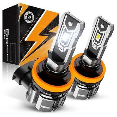 Auxbeam H11 H8 H9 Fog Lights, 10000LM 400% Brighter H8 H9 H11 Fog Light, White Strong Penetrating Light, Super Bright Plug and Play