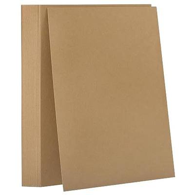 35 Pcs Brown Chipboard 22PT Thick Kraft Board 8.5''×11'' | PENPRIS Chip Board Double-sided Designer Bookboard Great for Scrapbooking, Book Binding, DIY Crafts PAP15KP2235
