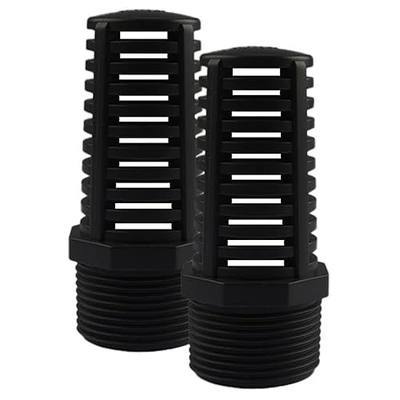 1-1/4 Inch Threaded Suction/Overflow Strainer, Screen Strainer 1-1/4 Inch (2 Pieces)