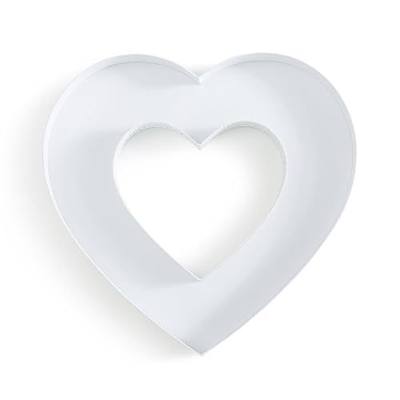Soul & Lane Fillable Cardboard Heart-Shaped Box | Paper Mache, For Charcuterie and Candy, Decor Tray, For Birthday Parties, Weddings