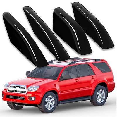 Car Roof Rack End Caps Compatible with Toyota 4Runner 4WD N210 2003 2004 2005 2006 2007 2008 2009 Roof Rack Cover Roof Rail End Cap Shell Protection Roof Rack Accessories