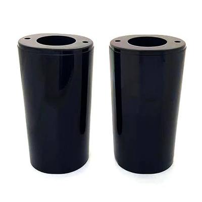 Motorcycle Front Fork Upper Slider Front Fork Boots Slider Shell Fit for Softail Heritage Touring Electra Glide Rood King Ultra Classic Street Glide 1997-2003 (Black)
