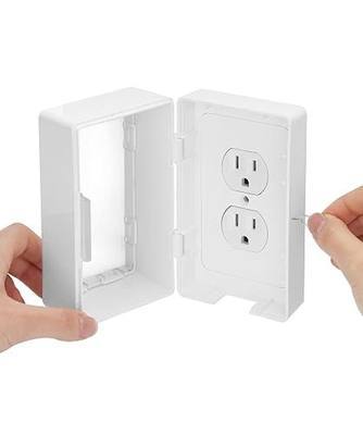 Bates- Baby Safety Outlet Cover Box, Locking Baby Proof Outlet Covers | Locking Plug Covers for Electrical Outlets