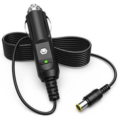Charger for Jackery Portable Power Station Explorer 12V-24V Car Charger | 1000 300 500 880 550 290 240 160 E160 E240 E300 E500 E550 E880 E1000 Solar Panel Generator Explorer with 6.6 FT Charging Cord