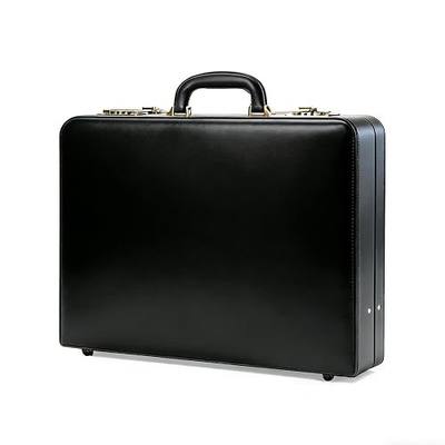 Briefcases for Men, 16 Inch Laptop Briefcase, Black | Anti-theft dual lock design, waterproof faux leather, multi-file organizer,business bag for office, work and travel