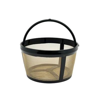 4-6 Cup Mini Reusable Coffee Filter for Mr. Coffee Black+Decker | 304 Stainless Mesh Filter Fits Mr. Coffee, Black+Decker, Mainstays Brewers, BPA Free, Replaces Paper Filters, 1 Pack