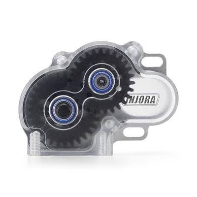 INJORA LCG Complete Transmission with Clear Cover for 1/10 SCX10 SCX10 II