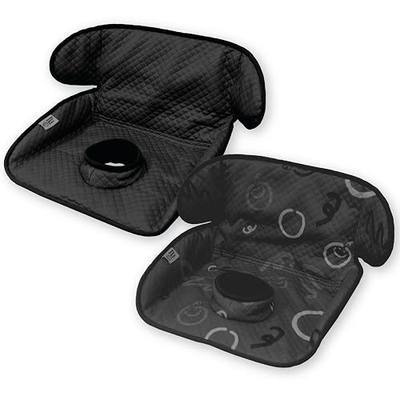 Piddle Pad 2-Pack, Potty Training Car Seat Protector, Toddler Car Seat Cover & Stroller Protector, Machine Washable Waterproof Car Seat, Anti-Slip, Universal Fit (Black)