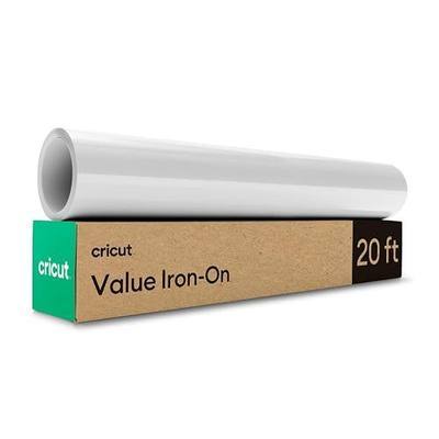 Cricut® Value Iron-On, White (12 in x 20 ft) | HTV Heat Transfer Vinyl