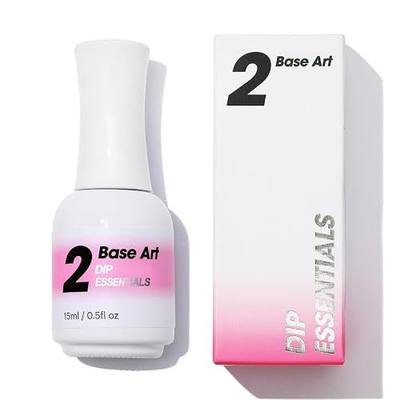 NAGIA Premium Nail Dipping System - Dip Powder Art Base Coat - No UV Lamp, Low Odor - Curve, Swirl, French Dip Nails