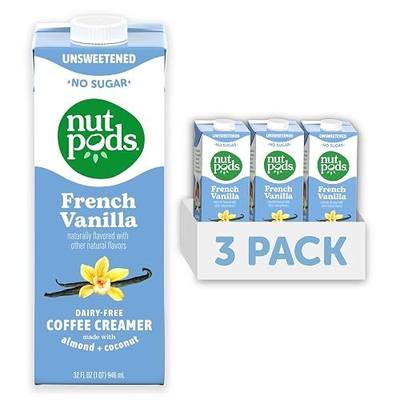 nutpods unsweetened French Vanilla Dairy-Free Coffee Creamer - 32oz 3-Pack