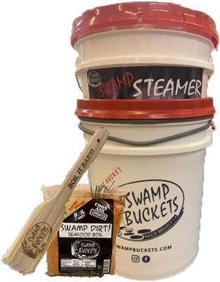 The Original Swamp Package Bucket with Black or Red Lid (Lid Color Will Vary Depending on Inventory Supply)