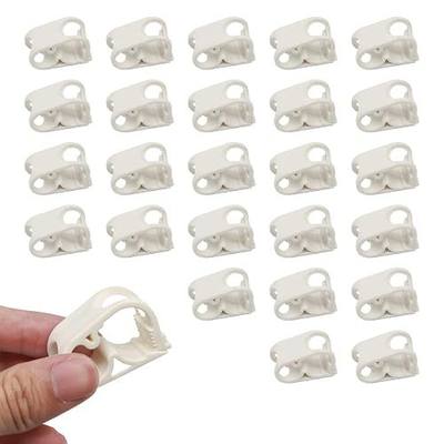 20PCS Adjustable Plastic Tubing Clamp,Hose Shut Off Clamps for 1/4" - 1/2",Tubing Hose Clamps Valve Flow Control,Water Flow Control Hose Clip Laboratory Pinch Valve,for Beer Bottle And Infusion Bottle