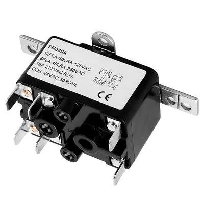 APFR-380 90-980 24V AC Heavy-Duty Fan Relay – Single Pole SPST – Isolated AC Switch for HVAC blowers, humidifiers, Goodman blowers, Heat sequencers – Includes Universal Bracket (1)
