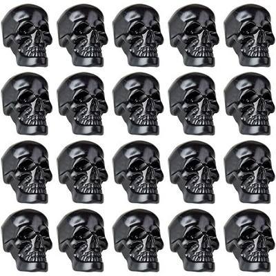 20 Pieces Halloween Skulls, Realistic Looking Skulls Human Skeleton Head Skull for Halloween Bar Home Table Decoration (0.8 * 0.9 * 1.4 Inches)
