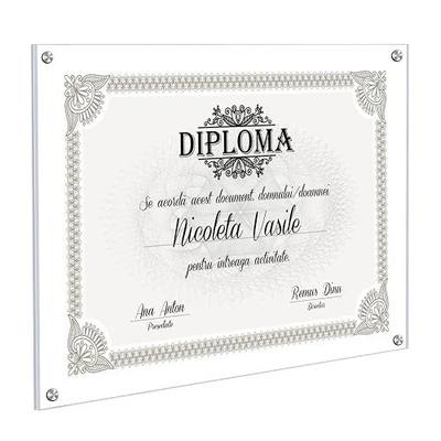 Kalami 11x14 Acrylic Wall Mount Picture Frame Self Adhesive | No Drill Holes Floating Frameless Clear Photo Frame for Diploma Certificate Degree Document Display Gallery Wall