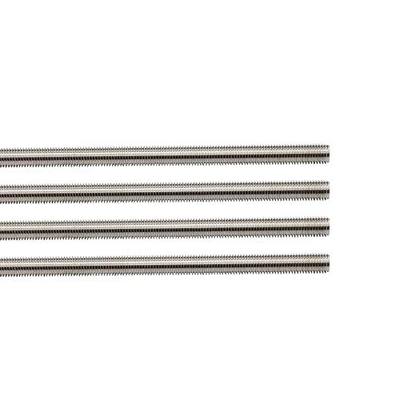 4 Packs 304 Stainless Steel 5/16"-18 Thread Fully Threaded Rods, 12" Length, Right Hand Threads, Low Magnetic