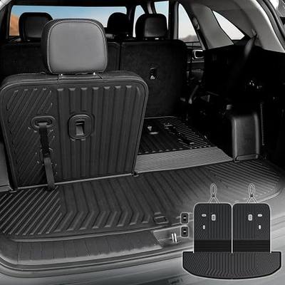 Cargo Mat for 2021-2025 2026 Kia Sorento 6/7 Seats Accessories, All Weather TPE Trunk Floor Mat, Durability & Non-Slip Backing Car Mat Cargo Liner with Backrest Mats