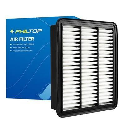 PHILTOP Engine Air Filter, Compatible with CA12167 Mazda CX-9 2016, 2017, 2018, 2019, 2020, 2021, 2022, 2023, CX-5 2019-2025, 6 2018-2021, Rigid Panel Filter for Improved Engine Airflow