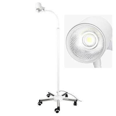 Exam Light 12W LED Medical Exam Lamp Mobile Surgical Examination Lamp Stainless Steel 5-Legged Base