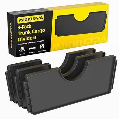MIKKUPPA Trunk Cargo Dividers for Honda Ridgeline, 3 Pcs | Compatible with 2017-2026 Honda Ridgeline Storage Accessories, Truck Rear Storage Box In-Bed Dividers