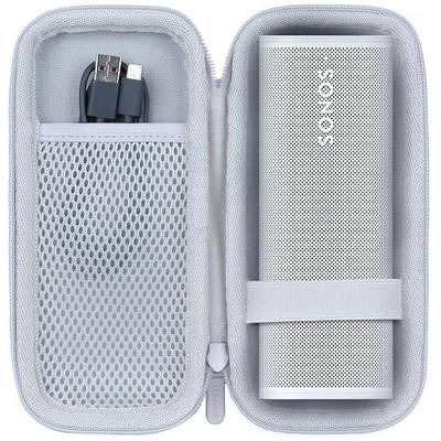 Lebakort Hard Case Compatible with Sonos Roam 2 / Sonos Roam/Sonos Roam SL Portable Waterproof Speaker (Off White Case)