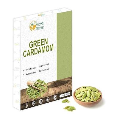 Herbs Botanica Green Cardamom Pods Whole Cardamom Seeds for Cooking, Baking, Tea, Spice Powder Fresh Elaichi, Cardamom Perfect for Turkish Coffee, Exotic Baking, and More 1.76 oz