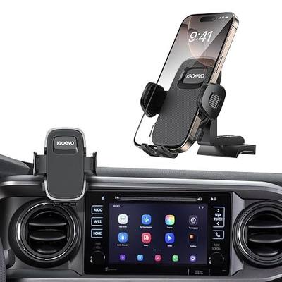 Upgraded Tacoma Phone Mount for Toyota Tacoma 2016-2023, 3rd Gen Dashboard Clip Cell Phone Cradle, Adjustable Stand, Suitable for Most Smartphones
