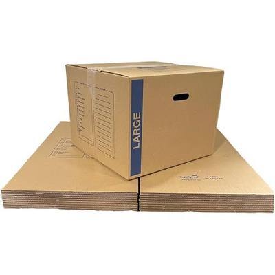 12 - Pack Large Cardboard Moving Boxes 20x20x15 32 ECT With Handles