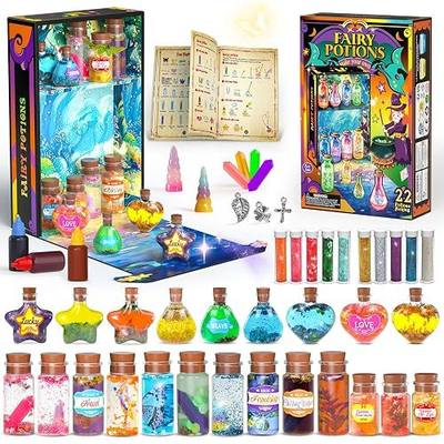 Magic Potion Kit for Girls,22 Potions Magic Mix Set for Kids 6 7 8 9 10 11 12 Years Mystery Potion Making kit Art Craft Kit Gifts Toys for Christmas Halloween Birthday