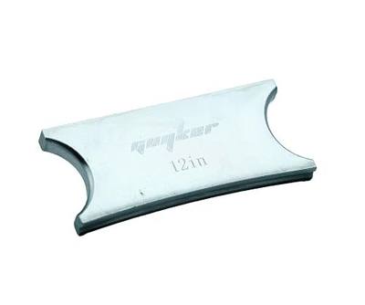 Guyker Fret Press Insert, 304 Stainless Steel Manually Fingerboard Pressure Radian Fret Insert for Acoustic Electric Guitar Bass Luthier DIY Tool Handheld Version, 12" Radius