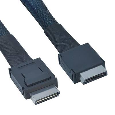 Oculink Cable SFF-8611 4i Short Extension Cable | PCIe 4.0 x4 Lanes, Male to Male, 1.6 feet (50 cm), for Oculink eGPU Dock ,onexGPU, Mini PC, SSD