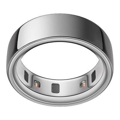 Oura Ring 4 - Smart Ring - Silver - Size 8 - Sleep, Activity, Women's Health, AI Advisor, Up to 8 Days of Battery Life, Oura App, Android & iOS Compatible