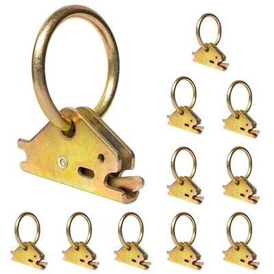 lifgarfe 10PCS Heavy Duty E-Track Tie Down O Ring E-Track Ring for E-Track Tie Down Rail/Single System