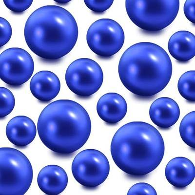 300Pcs Royal Blue Floating Faux Pearl Beads No Hole for Centerpiece Vases | Fake Pearl Beads for Vase Fillers Floating Candles Centerpiece Table Home Events Makeup Brush Bead Highlight Decor 20/14/10mm