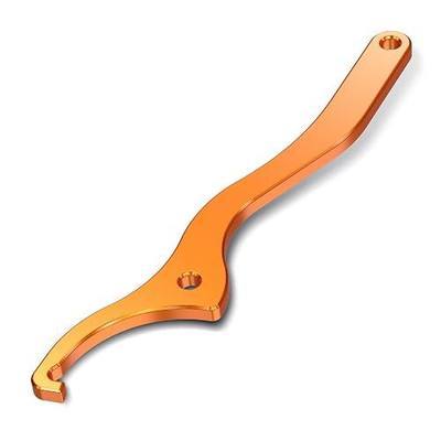 NICECNC Shock Absorber Wrench WP Shock Motorcycle Orange | Compatible with KTM 2016-2022 125-450 SX SX-F XC XC-F,2017-2022 125-500 ALL ENDURO models