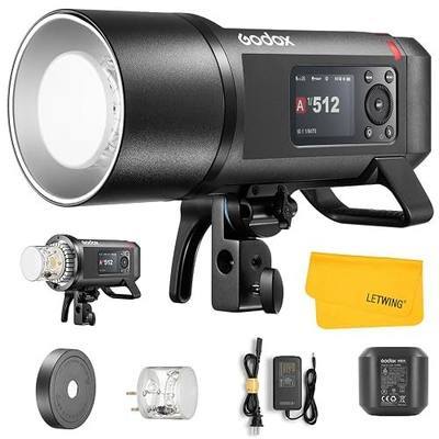 GODOX AD600 Pro II AD600Pro II Outdoor Flash Strobe, 600Ws 2.4G TTL Studio Flash HSS 1/8000s, 2600mAh Lithium Battery, 40W Bi-Color Modeling Light, for Canon Nikon Sony Olympus Fuji Panasonic Leica