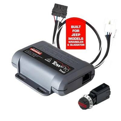 REDARC Tow-Pro Trail Kit Electric Trailer Brake Controller Kit for Jeep Wrangler, Rubicon, Gladiator, Off Road Dual Braking, Plug and Play Install, 12V/24V Compatible to Tow RV, Camper, Trailer, Boat
