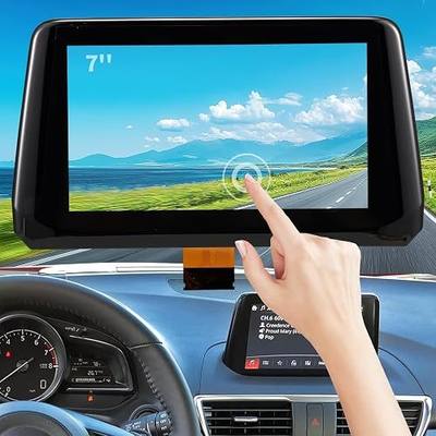 Touch Screen Replacement B61A611J0 Fit 2017 2018 Mazda 3 Sport GPS Navigation Radio Display, 7-Inch Touchscreen Glass Digitizer Compatible with GPS Mazda 3 Alexa Car Display BJS7669C0E BJS7669C0L