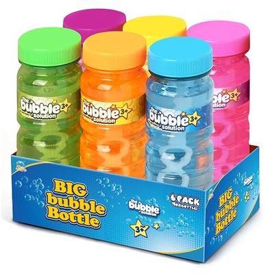 SpringFlower 6 Pcs Bubble Bottles with Wand,Bubbles Party Favors for Kids,Summer Toys, Blow Bubbles Solution Novelty Toy, Party Favors, Birthday Party Supplies, Outdoor & Indoor Activity,4oz,6 Colors