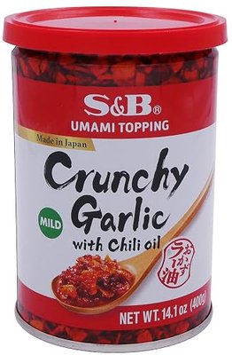 S&B Chili Oil with Crunchy Garlic, 14.1 Ounce