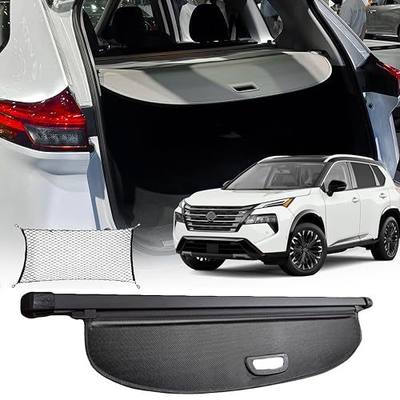 Cargo Cover for 2021-2026 Nissan Rogue Accessories S SV SL Platinum, Carbon Fiber Texture Retractable Trunk Cover Privacy Security Screen Luggage Shield Shade(Not for Rogue Sport/Select)
