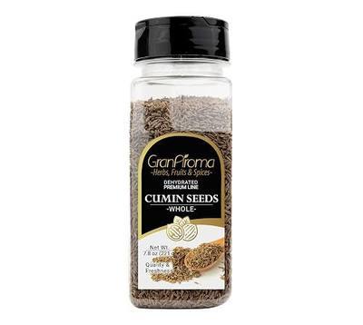 GranAroma Whole Cumin Seeds, Earthy & Warm, Authentic Global Seasoning (7.8 Ounce)