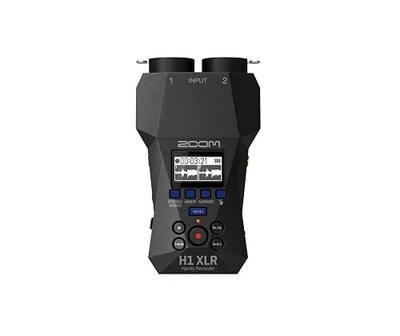 Zoom H1 XLR 2-Channel Recorder for Filmmakers, Musicians & Podcasters | Clip-Free Audio with 32-Bit Float, Stereo Recorder, 2 Locking XLR/TRS Inputs, 3.5mm Stereo Mic/Line In