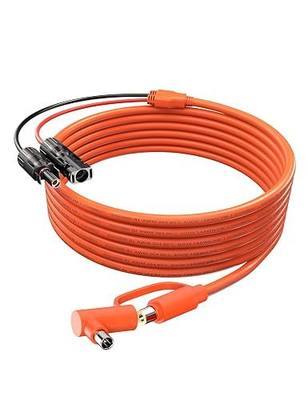 Solar Connector to DC 8mm Adapter Cable, 2M 6.6FT 12AWG+14AWG Solar Cable with DC8020/7909 for Jackery Explorer 160 240 500 1000 GZ Yeti BLUETTI Portable Power Station, Solar Generator, Solar Panel