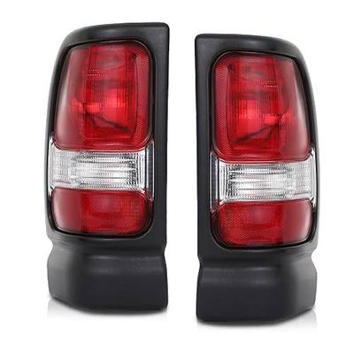 G-PLUS Tail Lights Compatible with Dodge Ram 1500 1994-2001/Fit Dodge Ram 2500 3500 1994-2002,55055264AC CH2801122 Driver & Passenger Luces Traseras, Faros Traseros Rear Brake Lamps Assembly